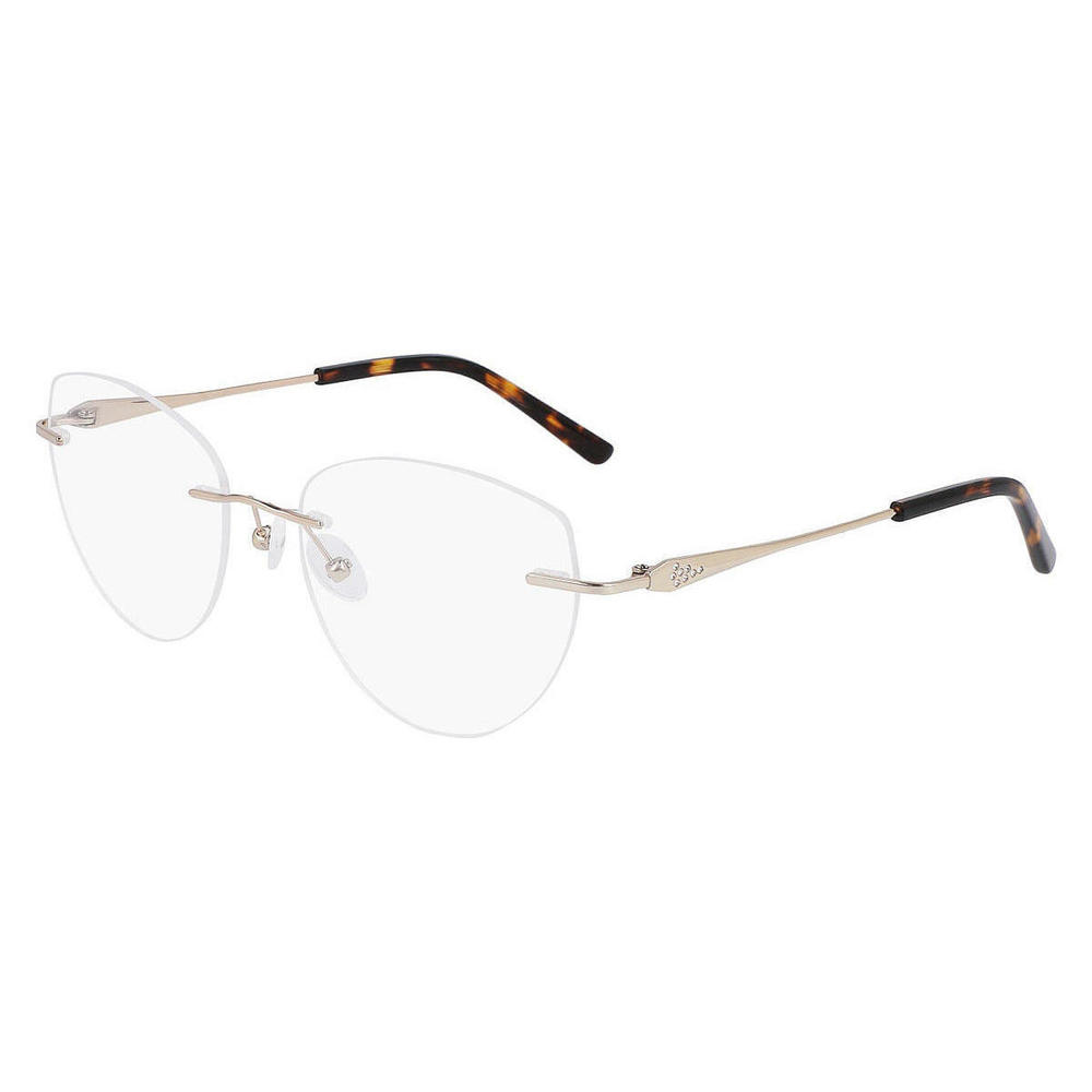 New Airlock Pure Patina 200 710 Gold Titanium Rimless Eyeglasses 53/18/140